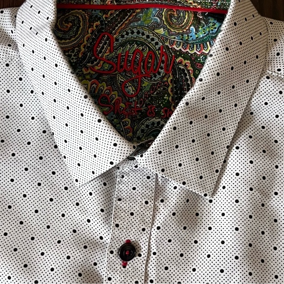Sugar -Men’s Collared Button down XL - Picture 2 of 9